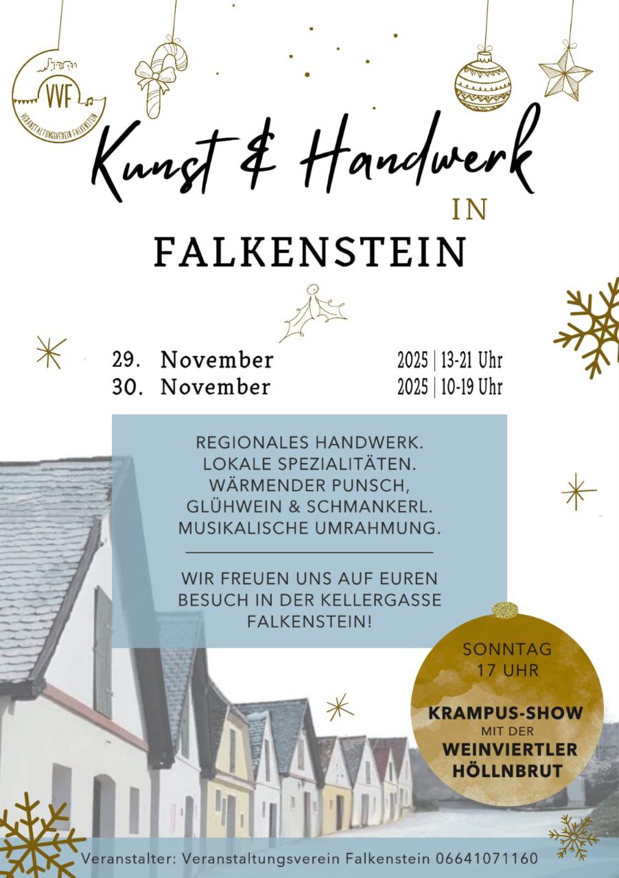 Flyer Adventmarkt Falkenstein